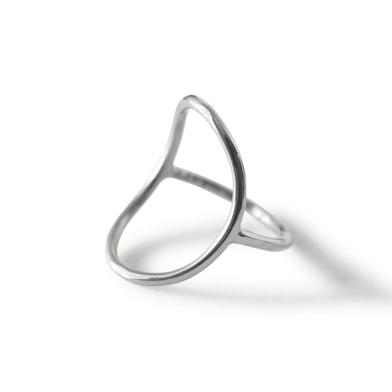 Arch Envelope Ring - Sterling Silver
