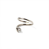 Rising Pearl Ring - Sterling Silver